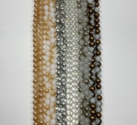 Image 2 of Electroplated glass bead strands
