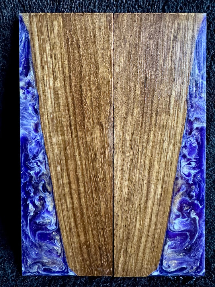 Image of Zebrawood Hybrid Knife Scales B