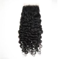 Raw Indian Curly Lace Closure(5x5)