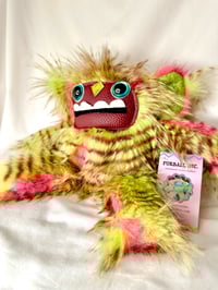 Image 2 of Lime and hot pink Furball 