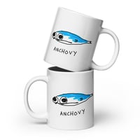 Image 2 of White glossy mug anchovy 