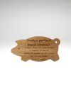 Daddy’s perfect bacon sandwich serving board 