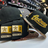 Image 2 of New Era 59Fifty Black Jaquard Visor 
