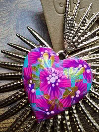 Image 3 of Aretes Artesanal Cora Rosas