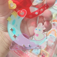Image 2 of Moon Bunny Carabiner [PRE-ORDER]