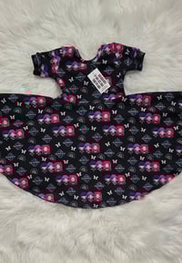 Image 4 of Kpop demon hunters dress and bow short sleeve 