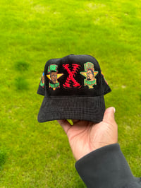 Image 1 of black hero SnapBack Black & Red