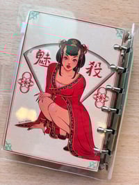 Image 1 of She slayed clear cover A7 note book