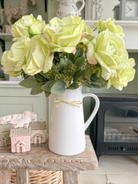 Image 1 of Pale Green Country Rose Bouquet 