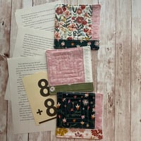 Image 4 of “Garden Party” Scrappy Quilted Coaster