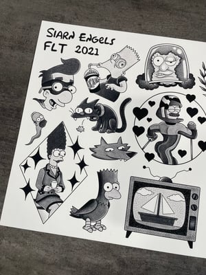 Image of Simpsons flash sheet 