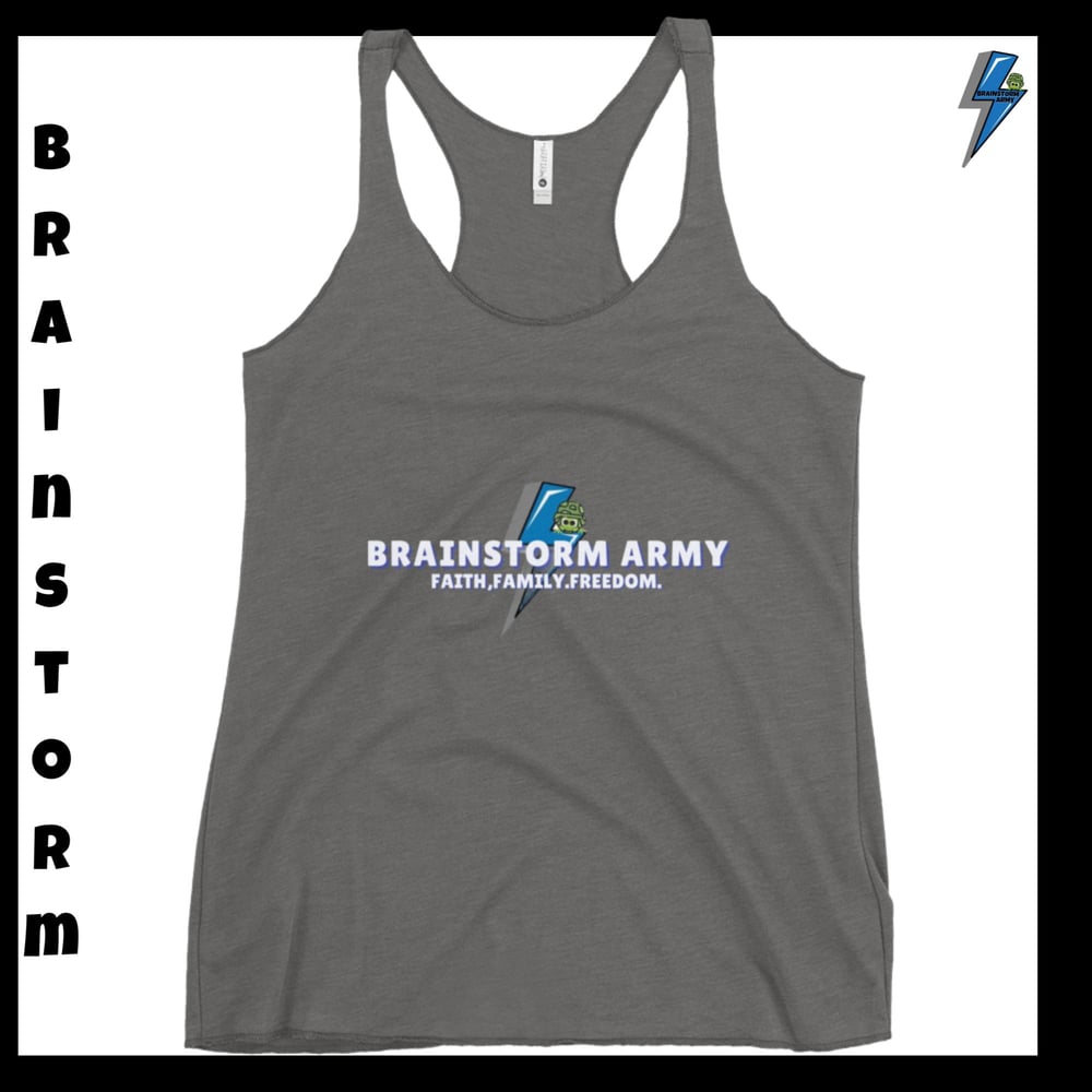 Brainstorm Army Women's Racerback Tank
