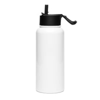 Image 2 of Stainless steel water bottle with a straw lid / Stuck Is Not Your Story 