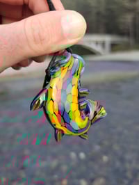 Image 7 of Dark Rainbow Koi Pendant