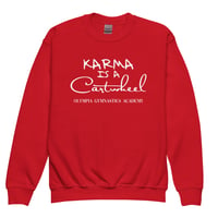 Image 1 of Karma is a Cartwheel - Youth Crewneck Sweatshirt