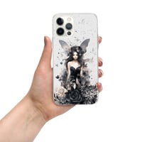 Image 10 of Dark Fairy and Flowers Goth Inspired Mystical Fantasy Clear Case for iPhone®