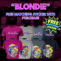 Image 1 of Blondie in Gray & Black w/ FREE Matching STICKER