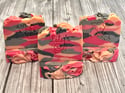 Pink Camo (Mango Raspberry) & Black Camo Goat Milk Soaps