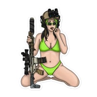 Pinup sticker