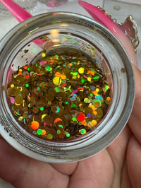 Image 2 of Circle Glitter Jar 1oz