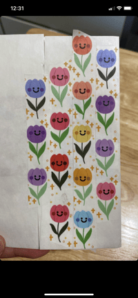 Image 3 of Blob tulip washi tape