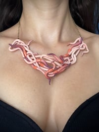 Image 2 of Worm Clew neck piece