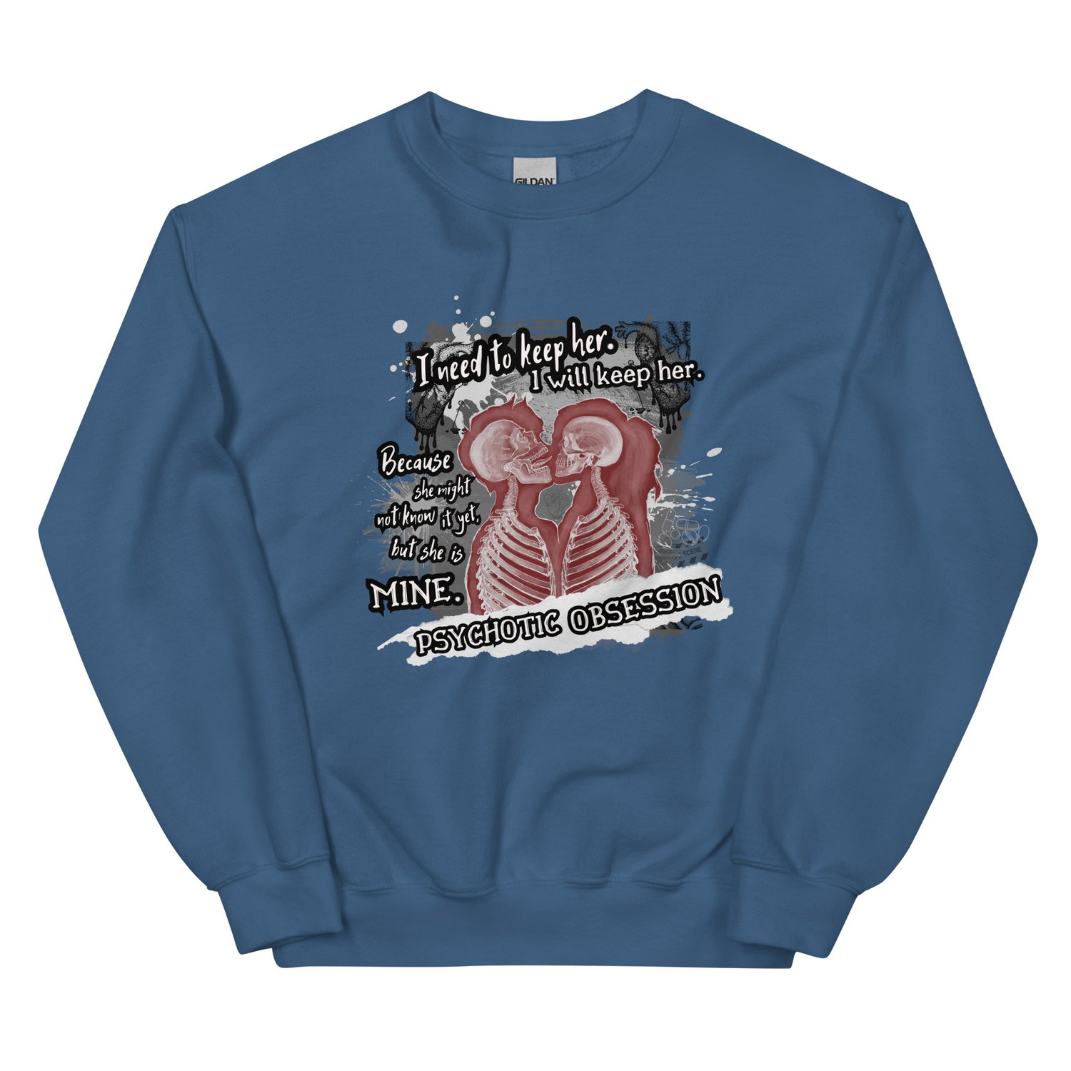 Image of Officially licensed Leigh Rivers Psychotic obsession Tobias & Aria Unisex Sweatshirt