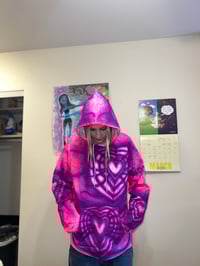 Image 3 of Heart hoodie / Size Large 