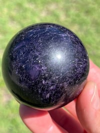 Image 3 of Charoite & Aegirine Sphere I Siberia Russia #2878