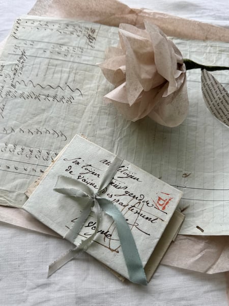Image of Vintage French letter bundle •1