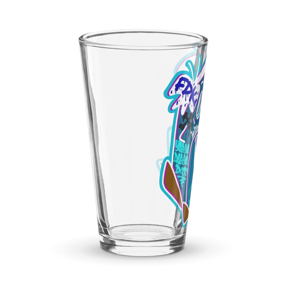 Inverted Yabba Shaker pint glass