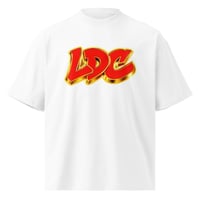 Image 2 of Red & Gold LDC Over Sized Tee