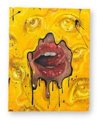 Image 1 of “HONEY BEE” ORIGINAL PAINTING ON CANVAS 22”x28”