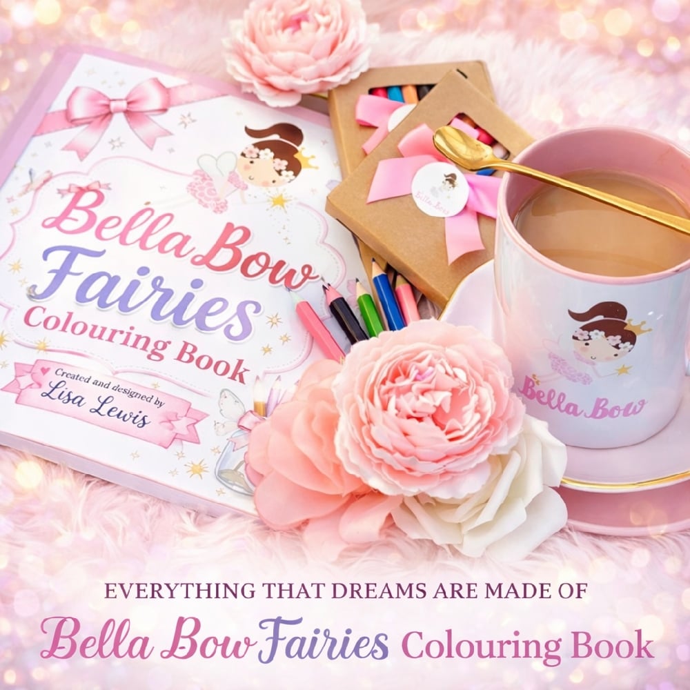 Image of Bella Bow Fairy colouring book 