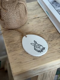 Image 1 of Bunny decal egg 