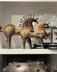 Crowned Steed Sculpture - Dark Bronze