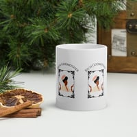 Image 3 of Rich Godmother AI Art White glossy mug