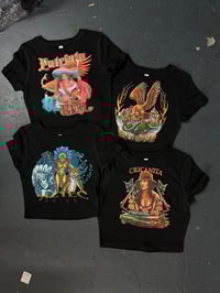  Thermal  black baby tees 