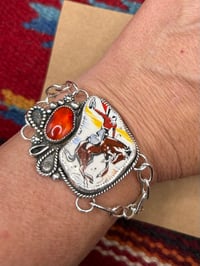 Image 2 of Bustin’ Broncs Bracelet 