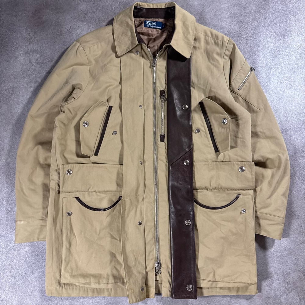 Image of 1990s Polo Ralph Lauren Trench Coat, Size Large