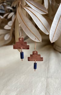 Copper earrings