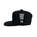Image 3 of “NOT LIKE” SnapBack Hat Black