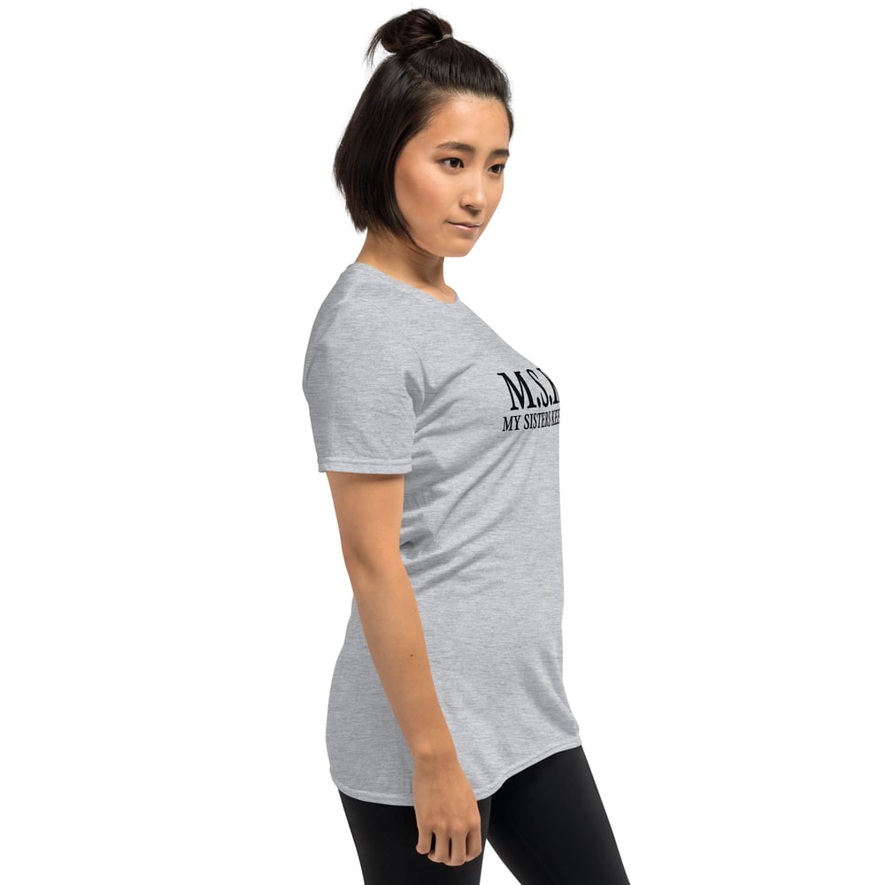 M.S.K. Black TXT Short-Sleeve Unisex T-Shirt