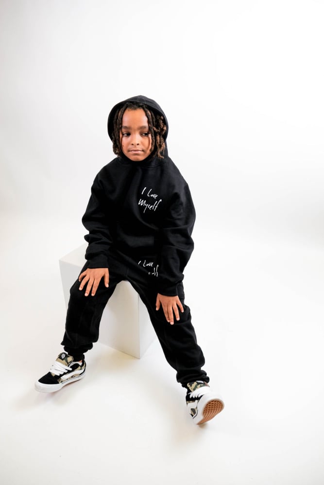 Image of Black Youth ILoveMyself Sweatsuit