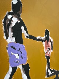 Image 4 of Hold My Hand hand painted Paper Print 