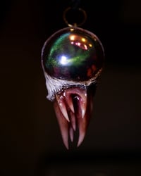 Image 6 of Chroma Fang Relic Pendant - 2" Handmade Color-Shift OOAK