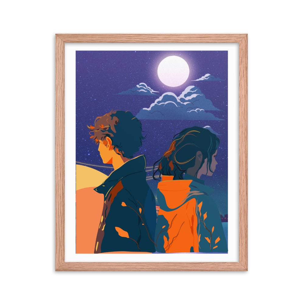 ZEN EXP - “Midnight Luv” Framed poster