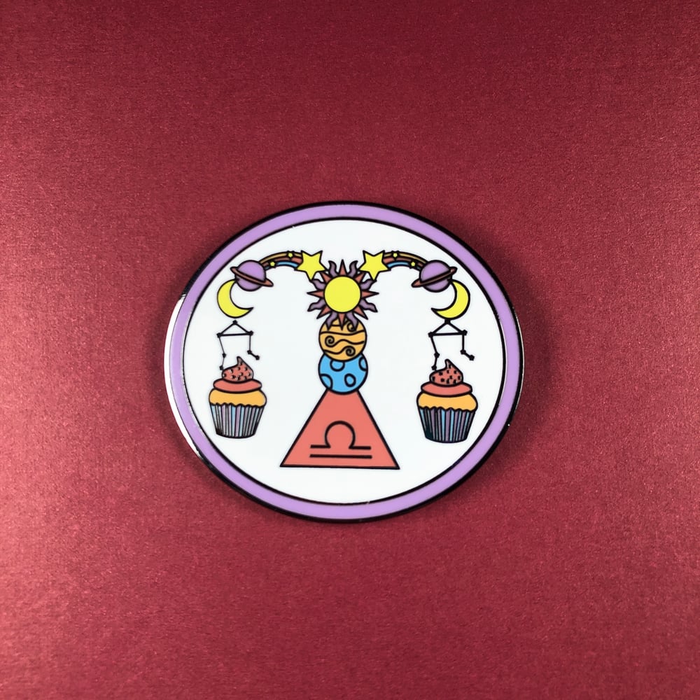 Image of Libra Cupcake Pin