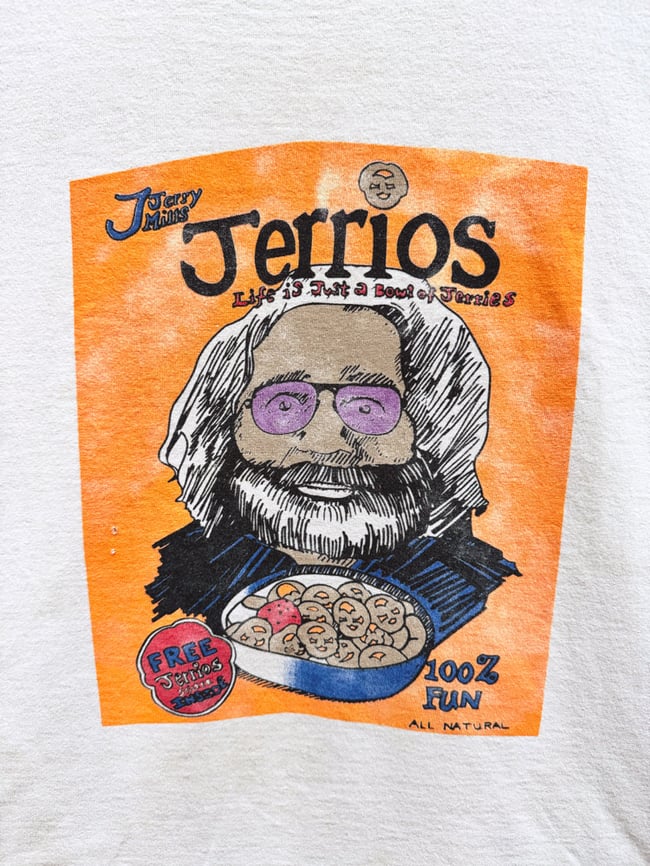 Grateful Dead 80s ‘Jerrios’ Lot T-Shirt - Size XL