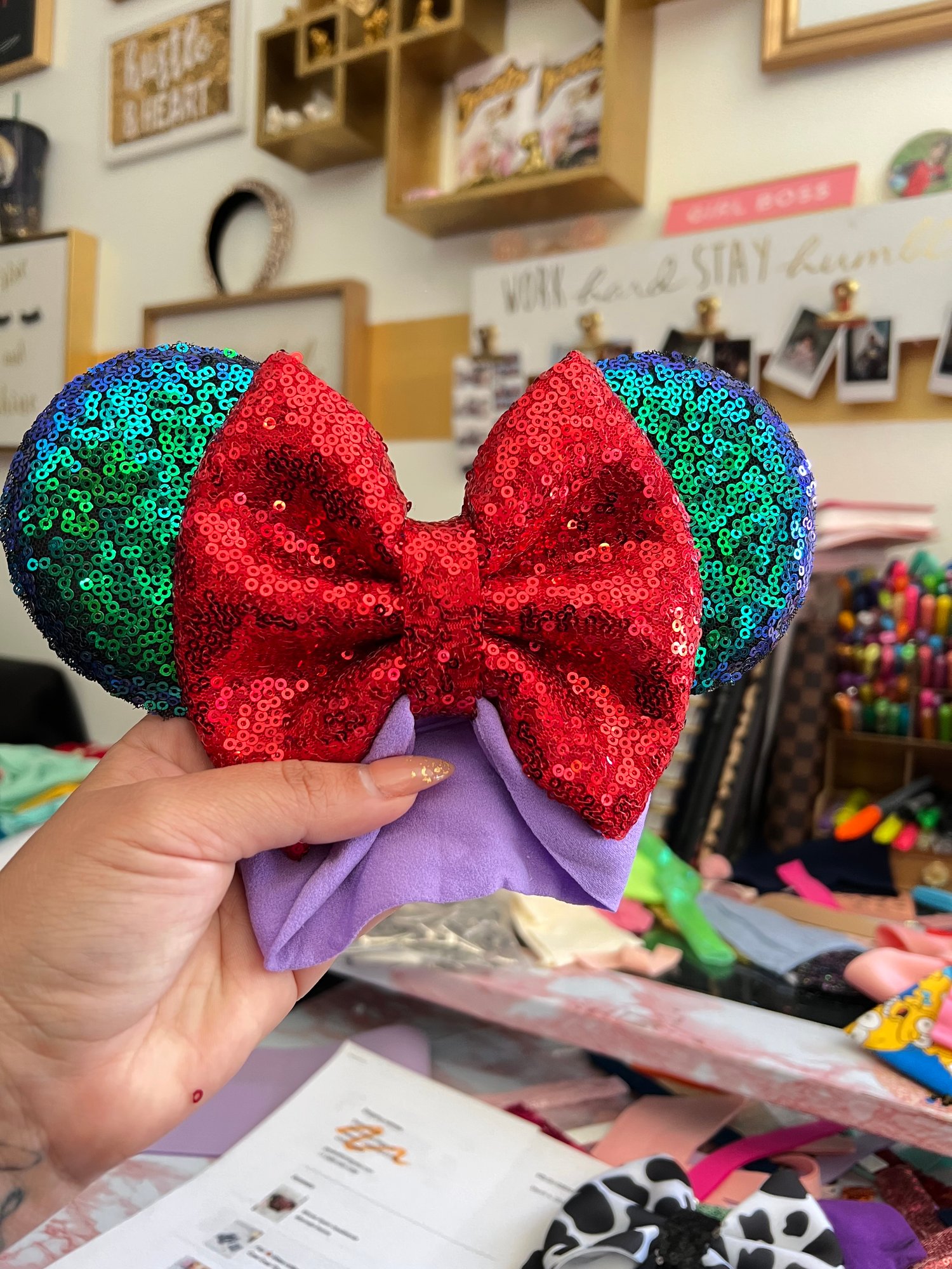 Image of Minnie Nylon headbands 